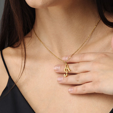 Gold Necklace for a Woman - Minimalist Initial Necklace - Woman Necklace - Letter Necklace - Silver Necklace Necklace Brother & Sisters